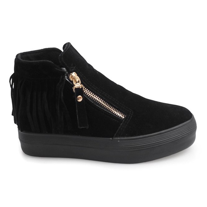 Super fashionabla rankor F107 Svart