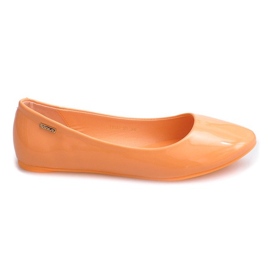 Lackerade ballerinor 11037 Orange