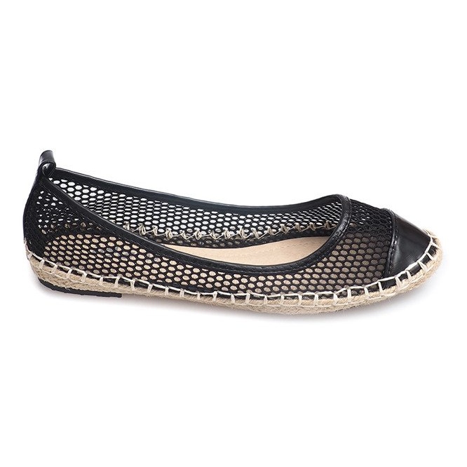 Ballerinas Espadrilles 9653 Svart
