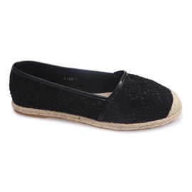 Ballerinas Espadrilles A168 Svart