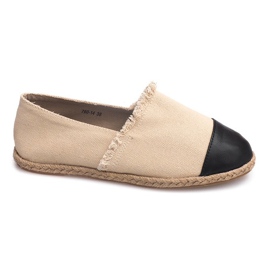 Linne Espadrilles 760 Beige sneakers svart