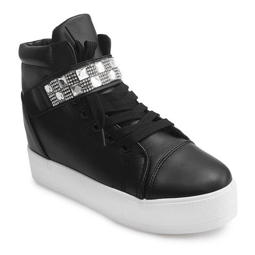 High Wedge Sneakers 51113 Svart