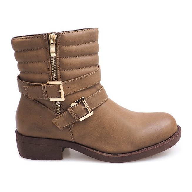 Varma stövlar med Kalmra 0728 Khaki mångfärgad grön