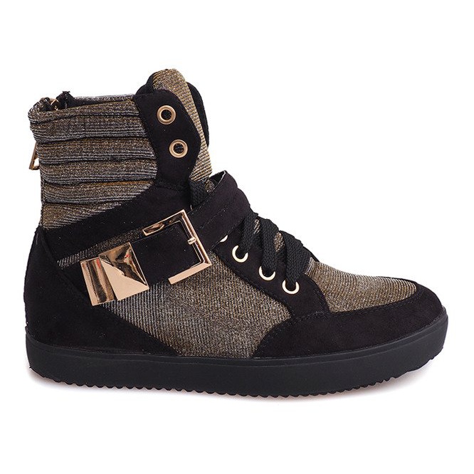 High Sneakers 6981 Svart