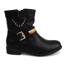 Openwork Booties Cowboy HC230 Svart