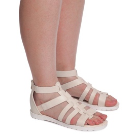 Romerska sandaler LEI-109 Beige