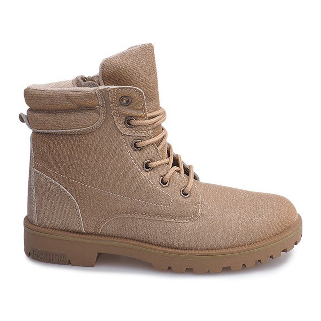 Timberki Trapery TL042-12 GULD / BRUN gyllene