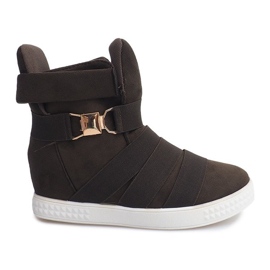 Wedge Sneakers 669 Olive grön