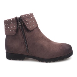 Mocka stövlar 6100-PA grå