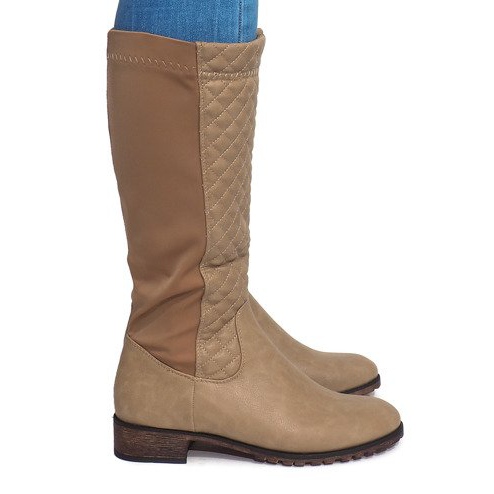 High Warm Boots BL2838 Khaki grön