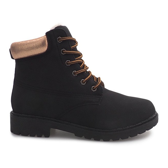 Warm Timber Trappers 8589 Black svart