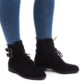 Warm Booties Jodhpur stövlar H7187 Svart