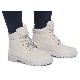 Isolerade Timberki Trappers DD494-5 Beige