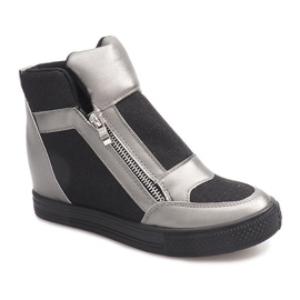 Wedge Sneakers TL020-3 svart grå