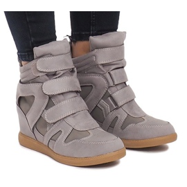 Wedge Sneakers BZ8386 Grå