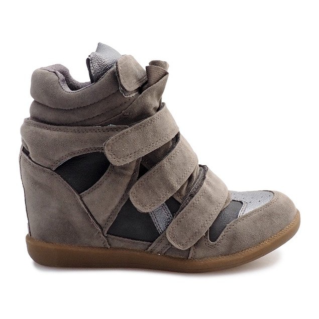 Wedge Sneakers R9686 Grå