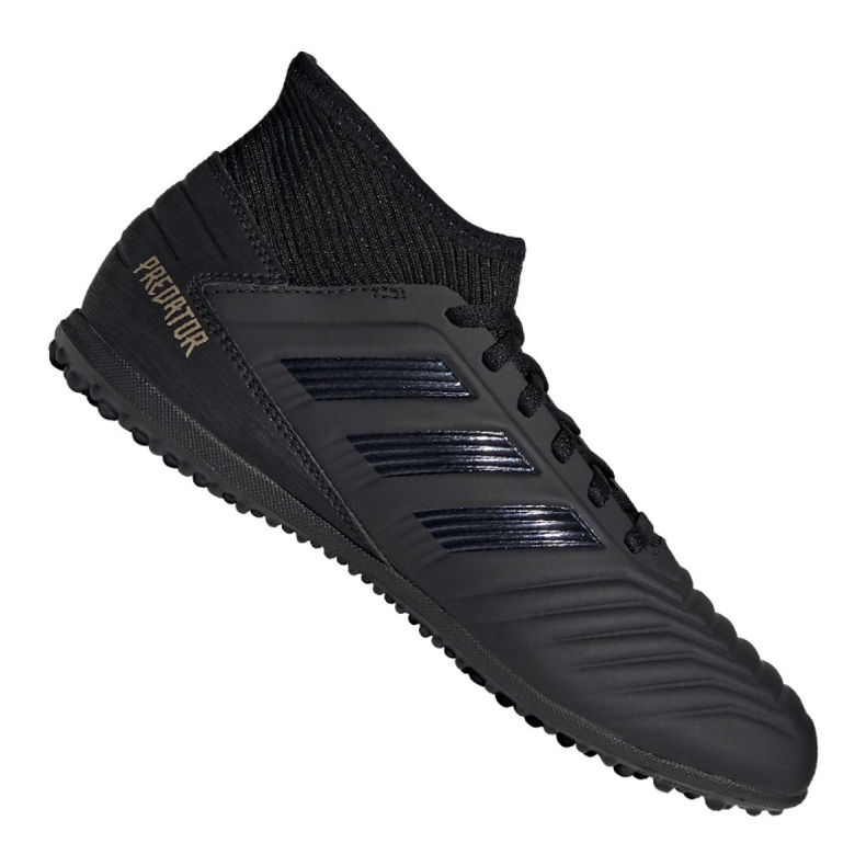 Adidas Predator 19.3 Tf Jr G25801 fotbollsskor svart svart