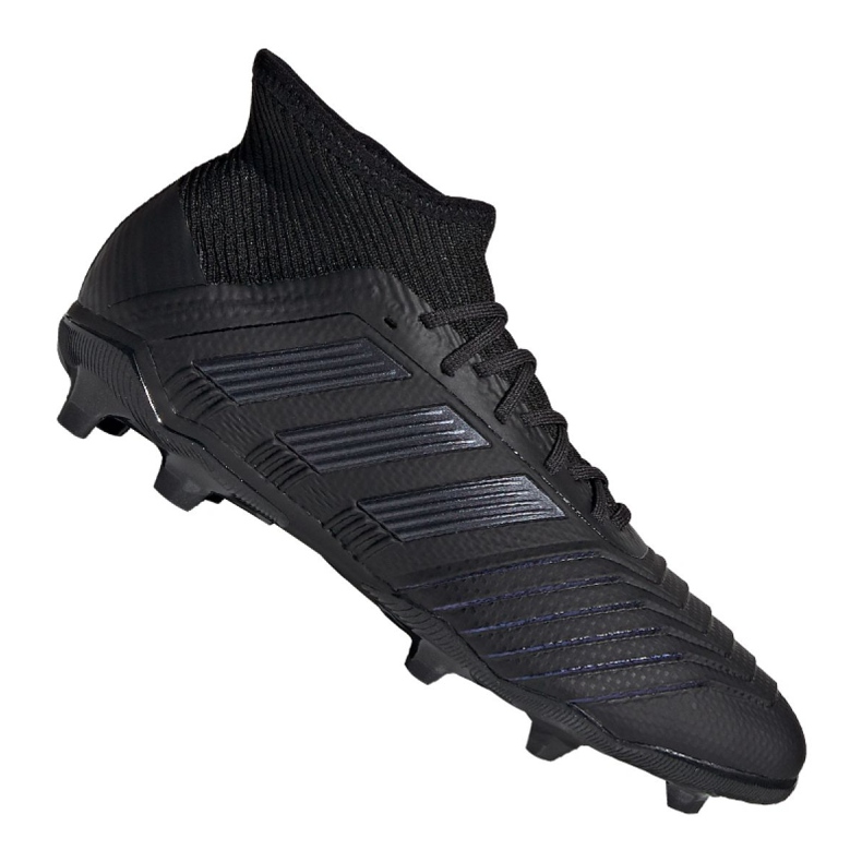 Adidas Predator 19.1 Fg Jr G25791 fotbollsskor svart svart