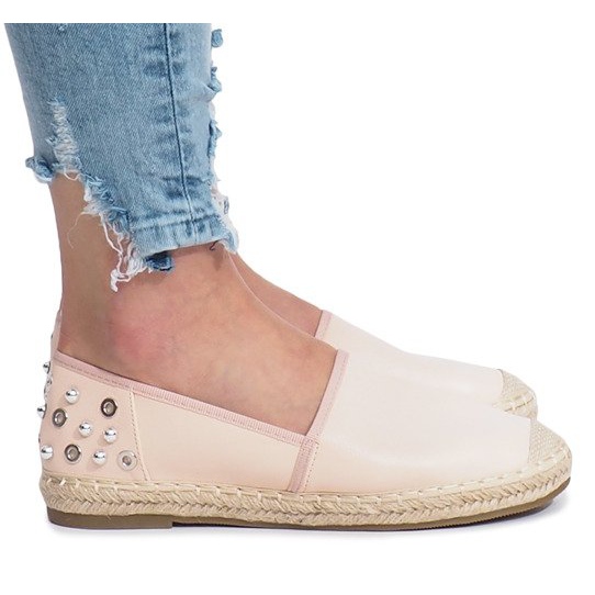 Rosa espadriller med Dolita dubbar