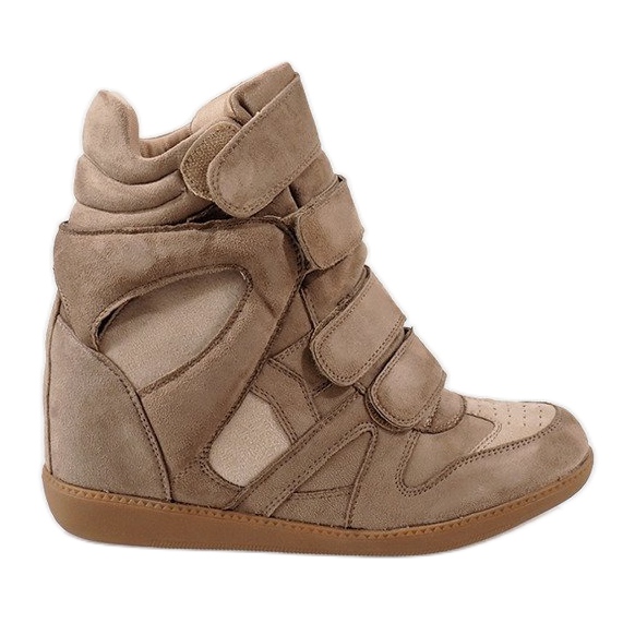 Camel wedge sneakers H6601-32 brun