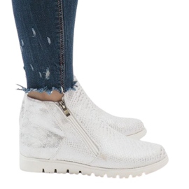 GF-A596 silver sportskor grå