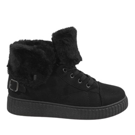 Svarta isolerade stövlar B192-1