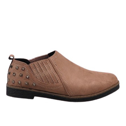 Rosa slip-on skor med LX157 dubbar