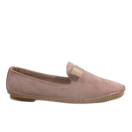 Ballerinas Mockasiner Med Eco Mocka 155-15 Rosa