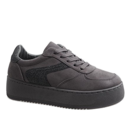 Grå sneakers på B318-21-plattformen