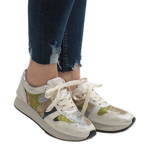 Vita sports wedge sneakers T025 grå