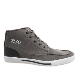 Bruna eleganta högskor F10455