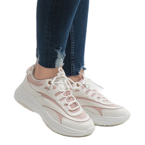 Vita trendiga sportskor BO-15