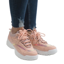 Rosa trendiga sportskor BO-62