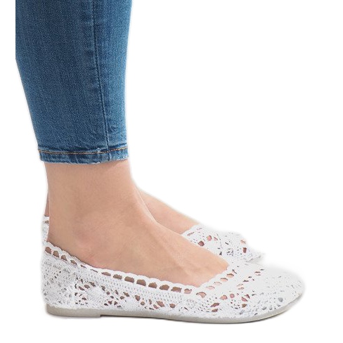 JX59P vita spetsskor