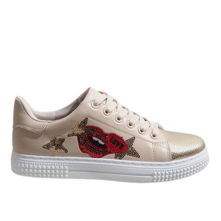 Beige sneakers 6356-6