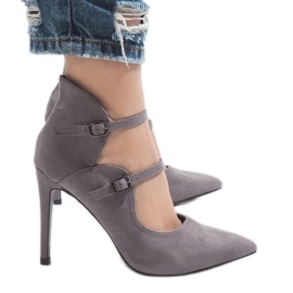 Grå stövletter 6613-5