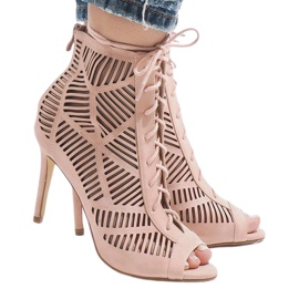 Rosa stövlar på en nål 1610-225