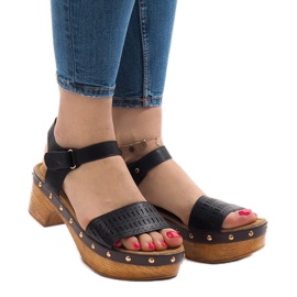 Svarta sandaler på FM4142 -plattformen