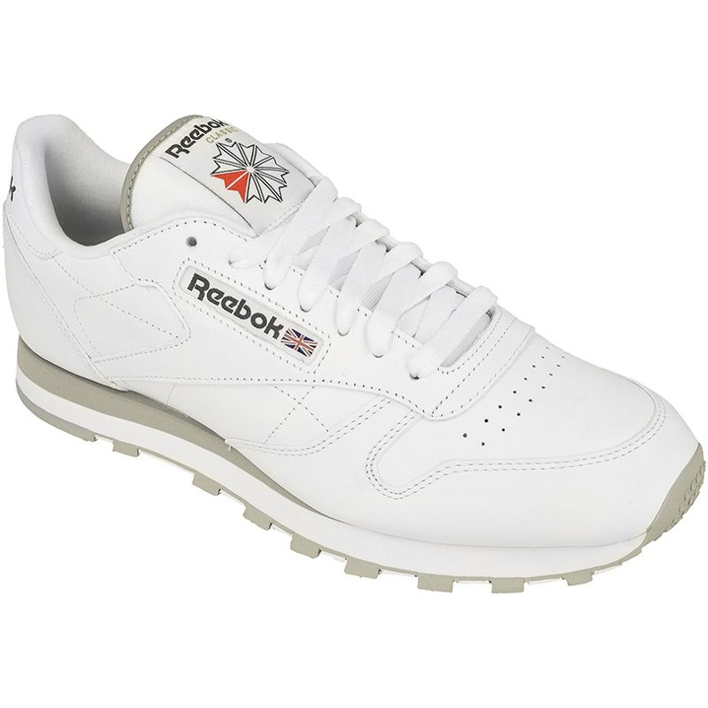 Reebok Classic Leather M 2214 skor vit grå