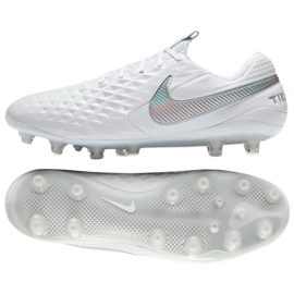 Nike Tiempo Legend 8 Elite AG-Pro M BQ2696-100 fotbollsskor vit vit