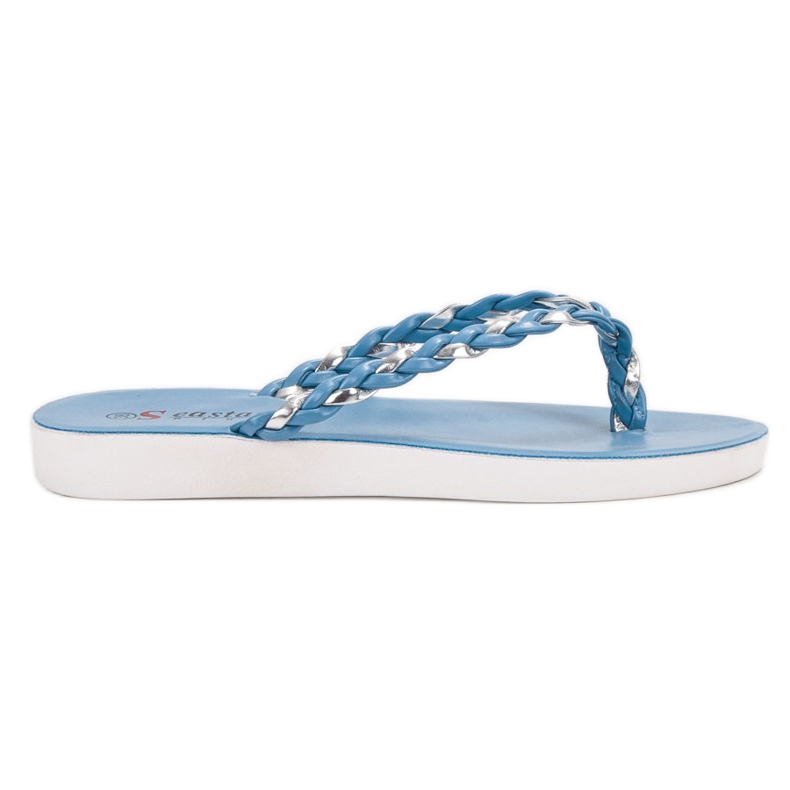 Seastar Blå flätade flip-flops