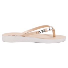 Seastar Flip-flops Med En Rosett brun