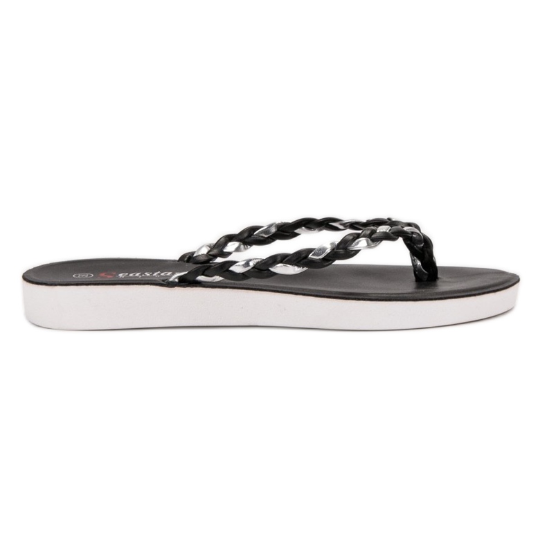 Seastar Svarta flätade flip-flops
