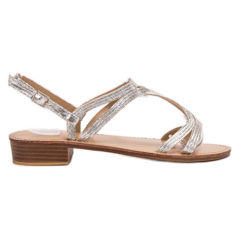 SHELOVET Sandaler med hög klack grå