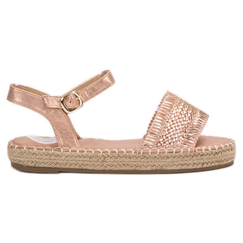 Small Swan Espadrilles rosa sandaler