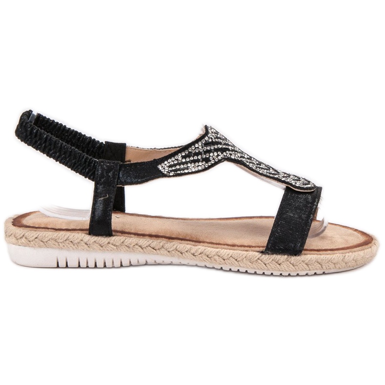 Emaks Espadrilles Slip On Sandaler svart