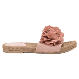 SHELOVET Pulver Espadrilles rosa