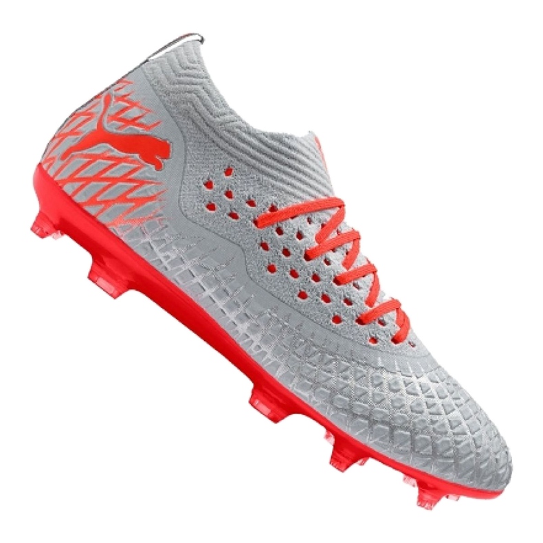 Puma Future 4.2 Netfit Fg / Ag M 105611-01 fotbollsskor mångfärgad grå