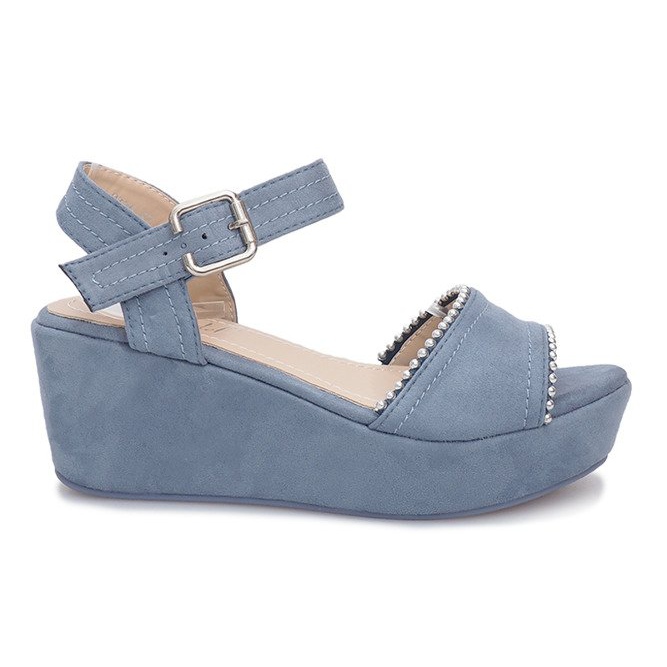 Blå Laguna kil sandaler