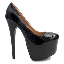 Höglackerade stift på plattformen D905 svart